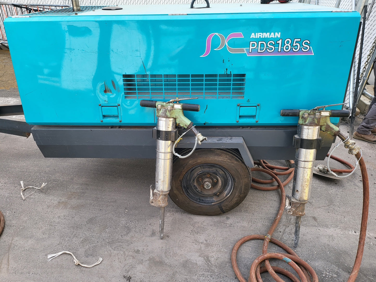 Airman PDS 185s Tow Behind Compressor